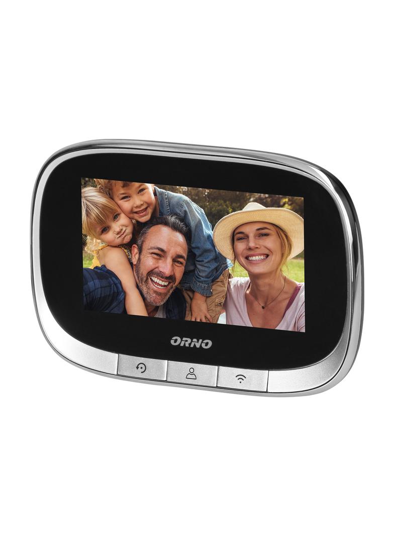 Elektroniczny wizjer do drzwi 4,3" HD z WiFi + Tuya z funkcją nagrywania na kartę Micro SD czujnik O