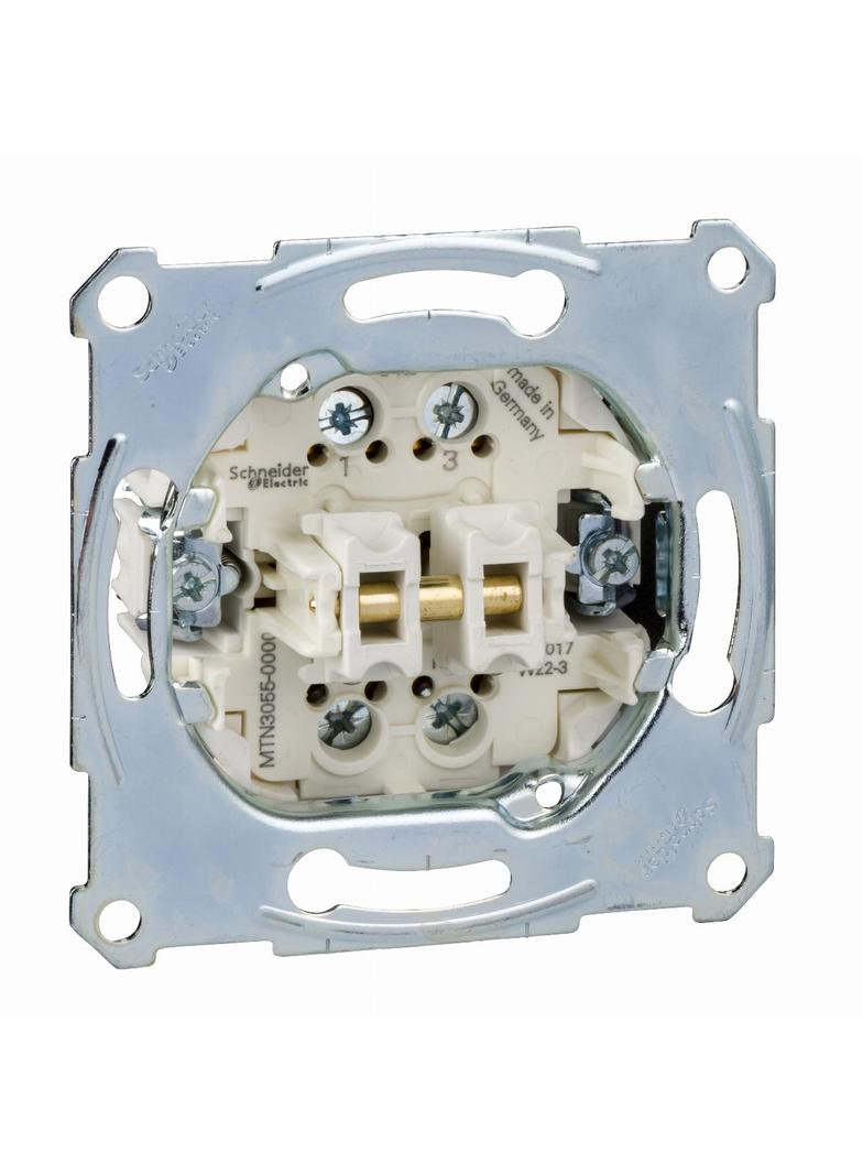 Merten, mechanizm przycisku podwójnego, zacisk śrubowy