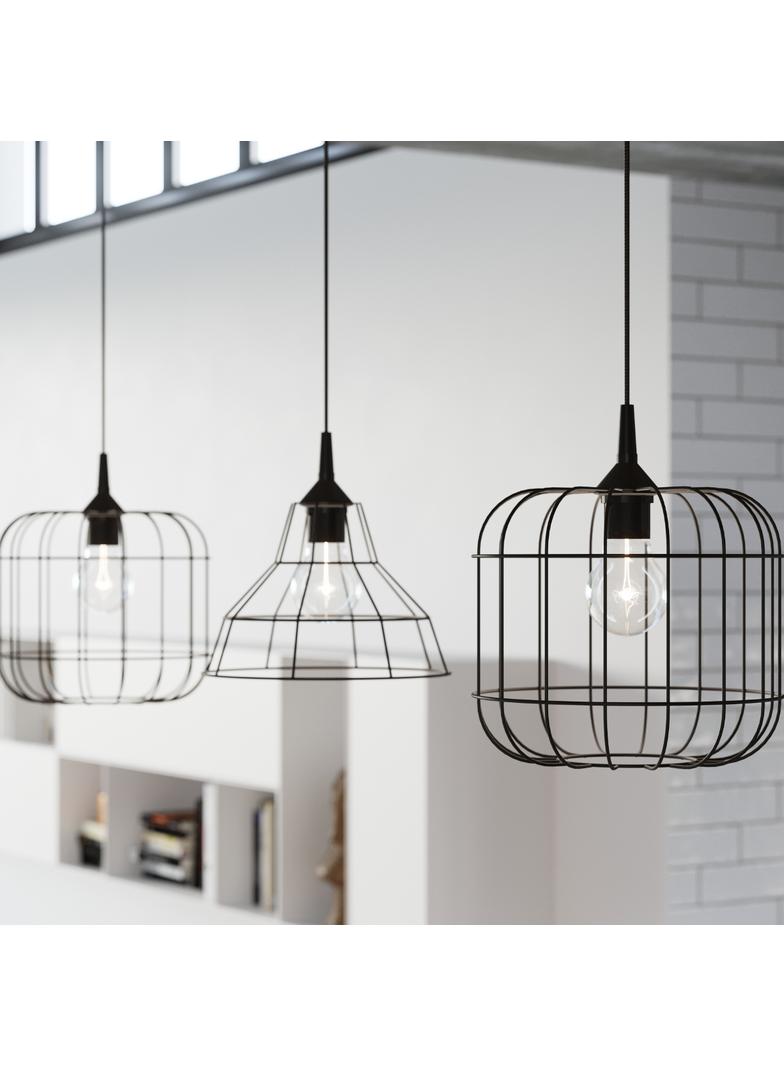 Sollux Lampa wisząca CELTA czarna SL.0296