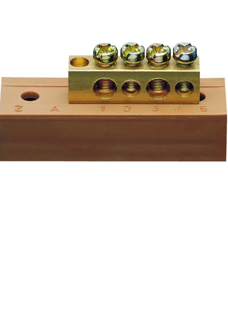 Listwa przyłączeniowa z cokołem fazowa 2x16+2x10 mm2 KM04L HAGER
