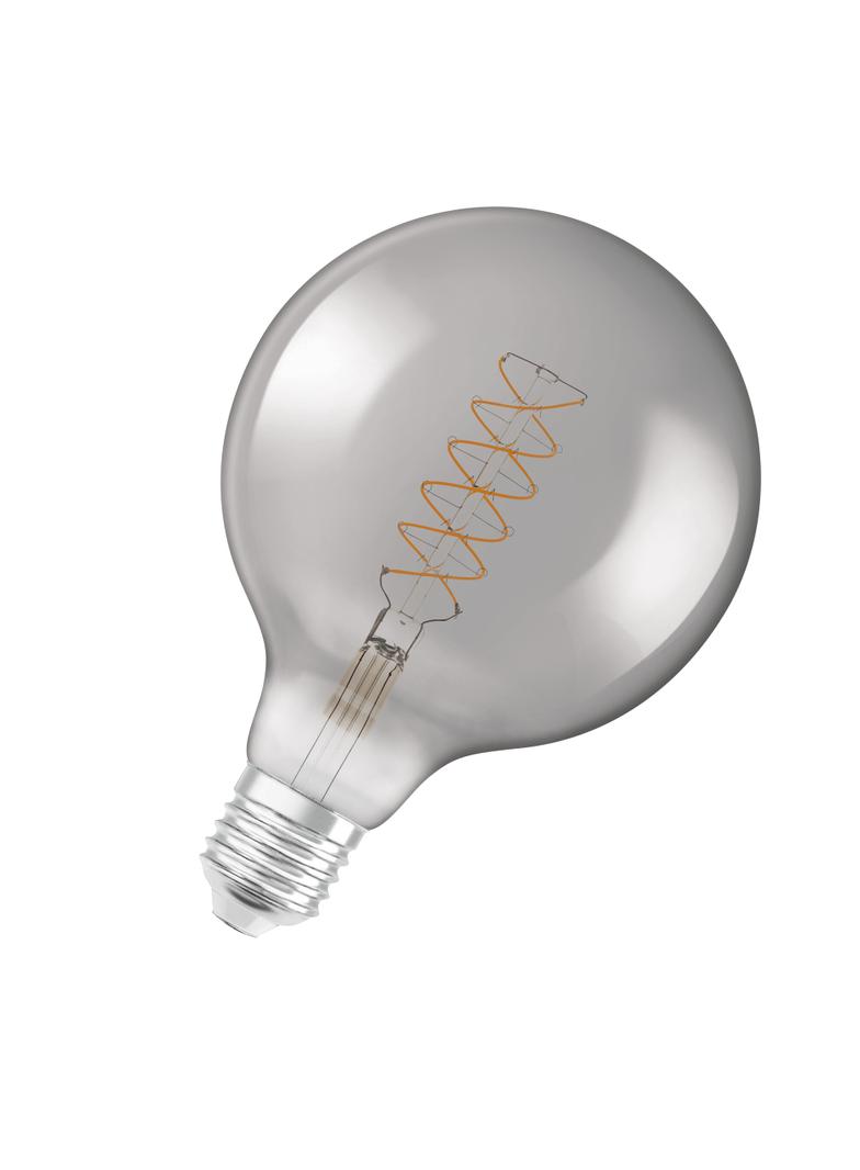 Lampa LED Vintage 1906 SMOKE 125 dim 7,8W/818 szkło przezroczyste E27