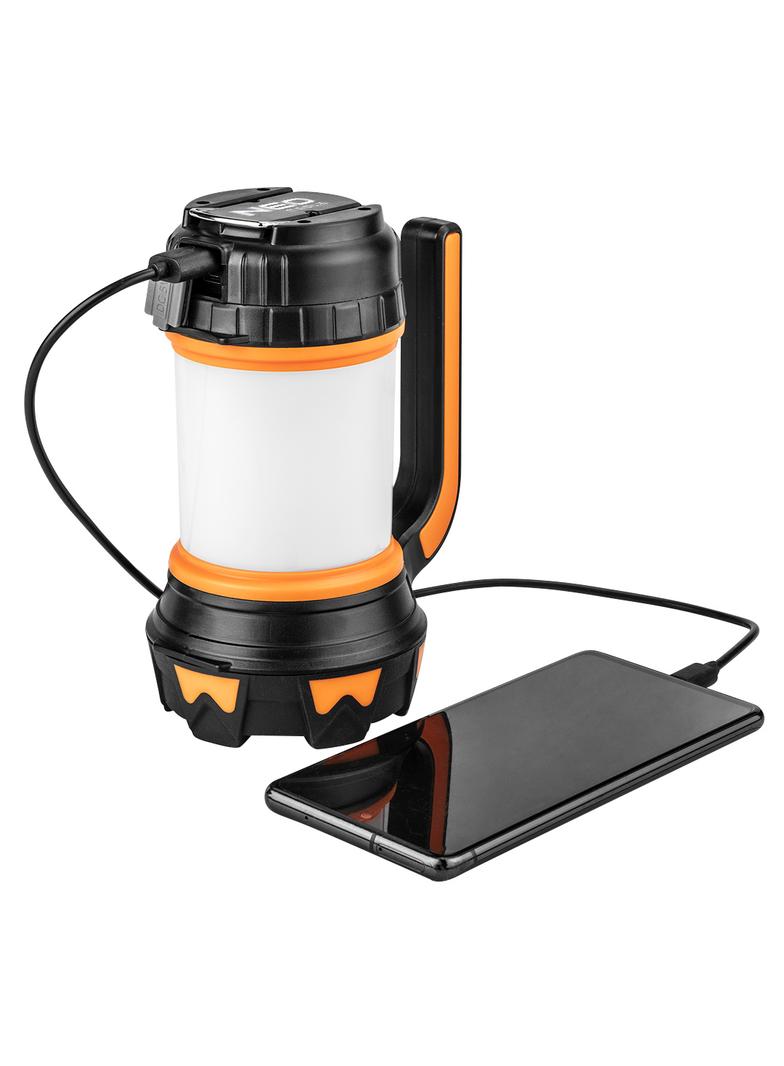 Lampa biwakowa akumulatorowa 800 lm powerbank 3 w 1 CREE T6 + SMD LED