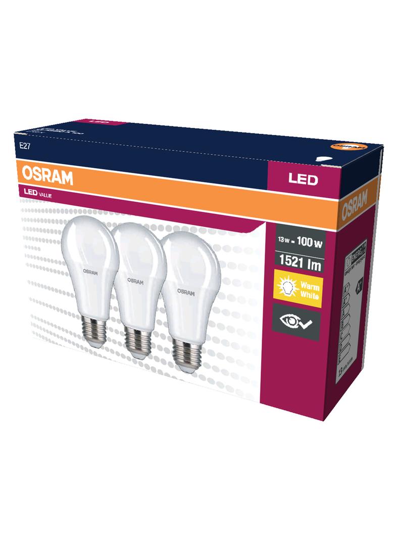 Lampa LED VALUE Classic A100 13W/827 230V plastik E27 FS3 OSRAM