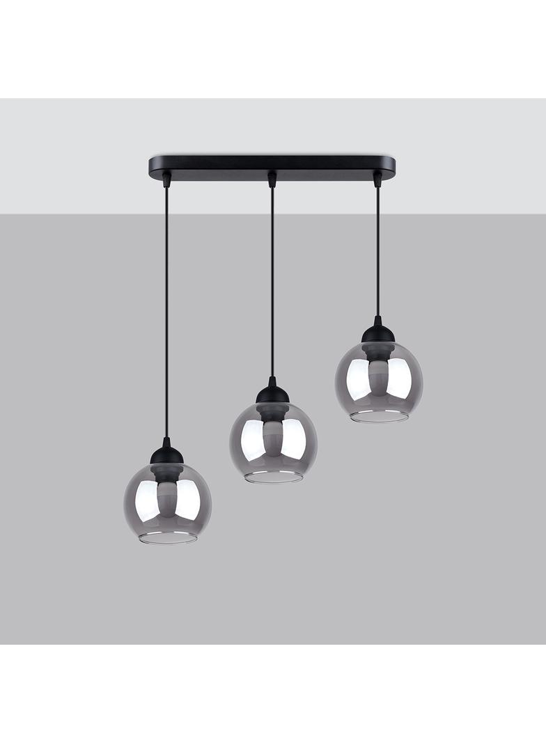 Sollux Lampa wisząca ALINO 3 czarna SL.1142