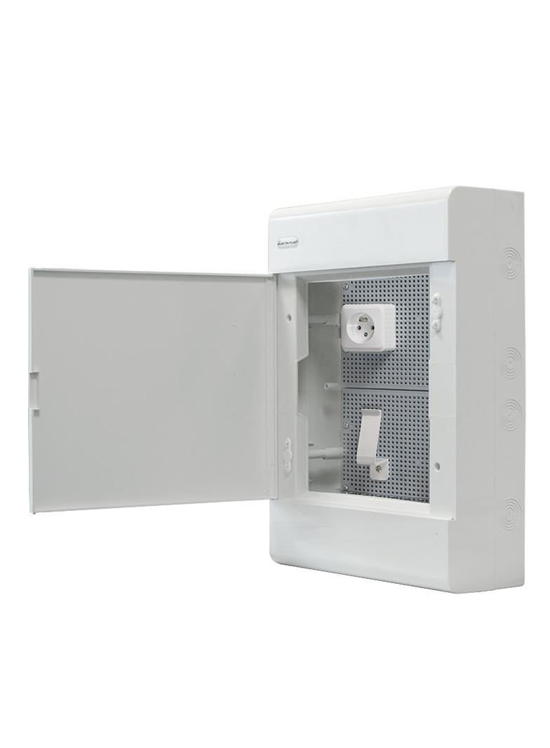 Rozdzielnica Natynkowa Multimedialna SRn-24/BM biała IP40 1.155 OPATÓWEK