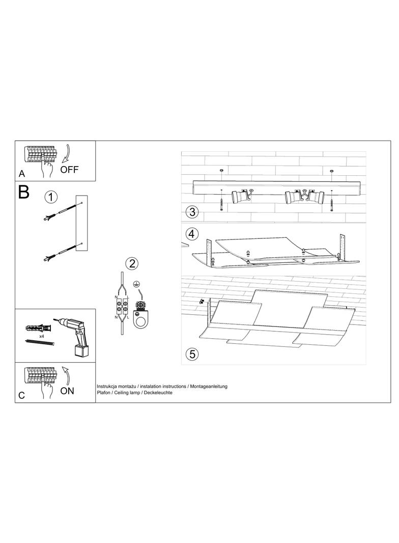 Sollux Plafon CELIA chrom SL.0351