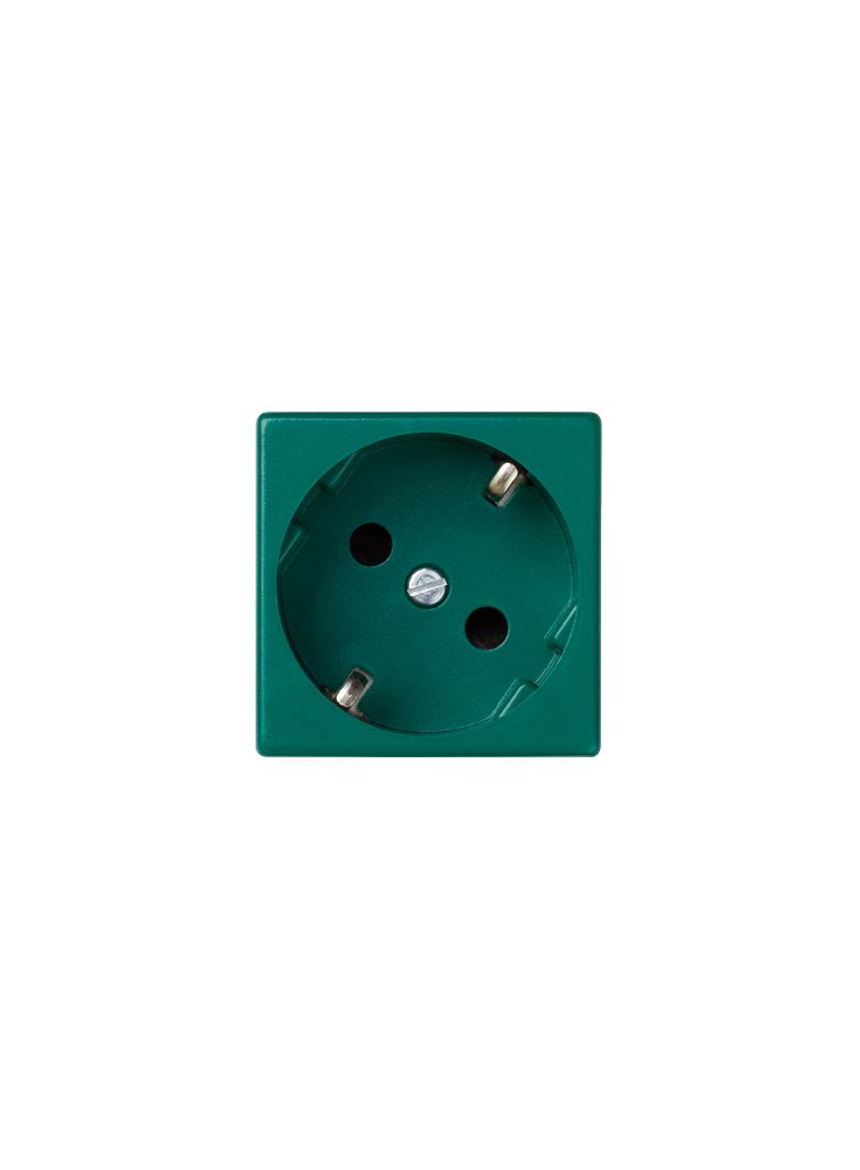 Simon Connect Gniazdo K45 z schuko 16A/230V szybkozłączki zielony K11/27 KONTAKT