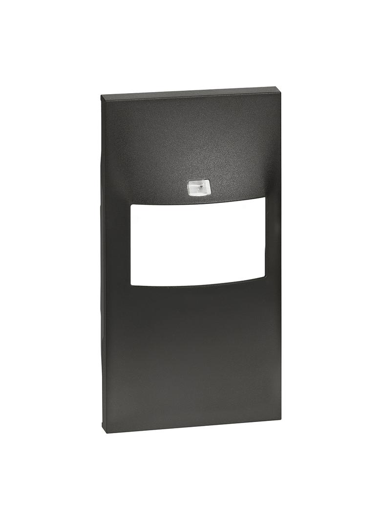 LIVING NOW - PLAKIETKA ŁĄCZNIKA AUTOMATYCZNEGO K4430/K4432 (BEZ REGULACJI) - 2 MODUŁY - CZERŃ, Btici