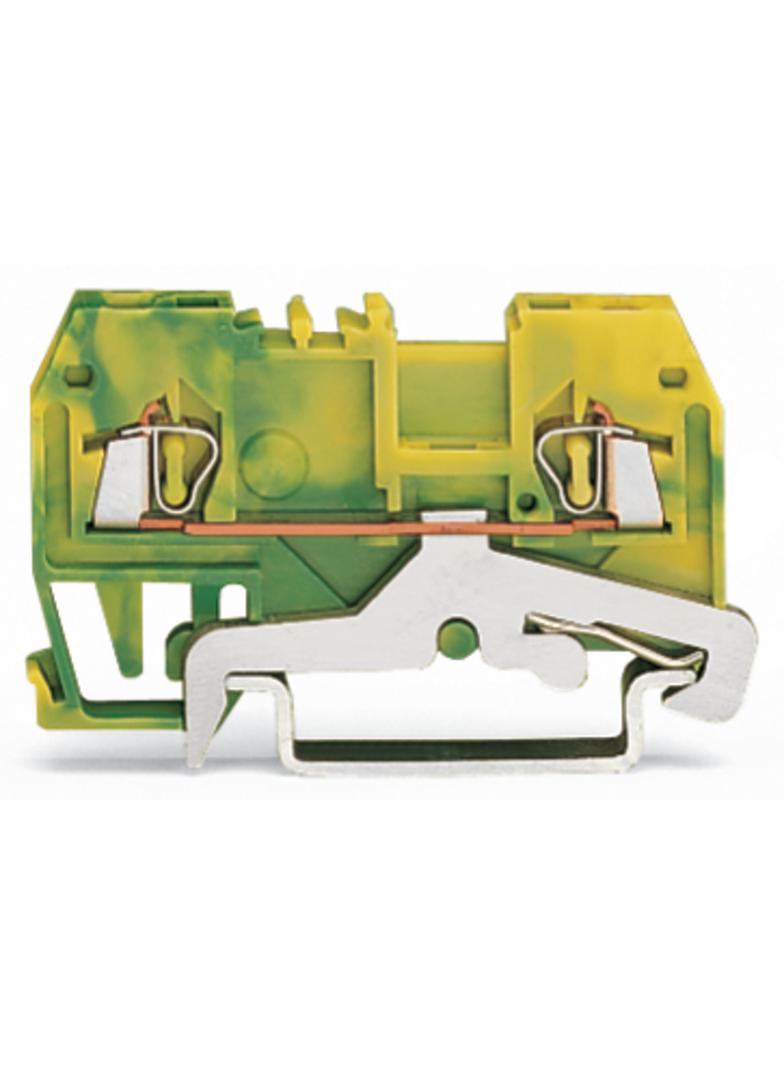 złączka PE 2-przewodowa 1,5 mm2 żółto-zielona