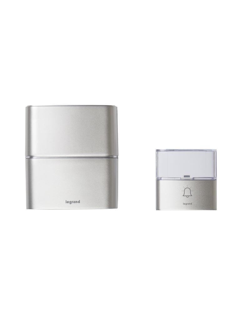 Zestaw Dzwonkowy Bezprzewodowy Serenity - Aluminium 094271 LEGRAND