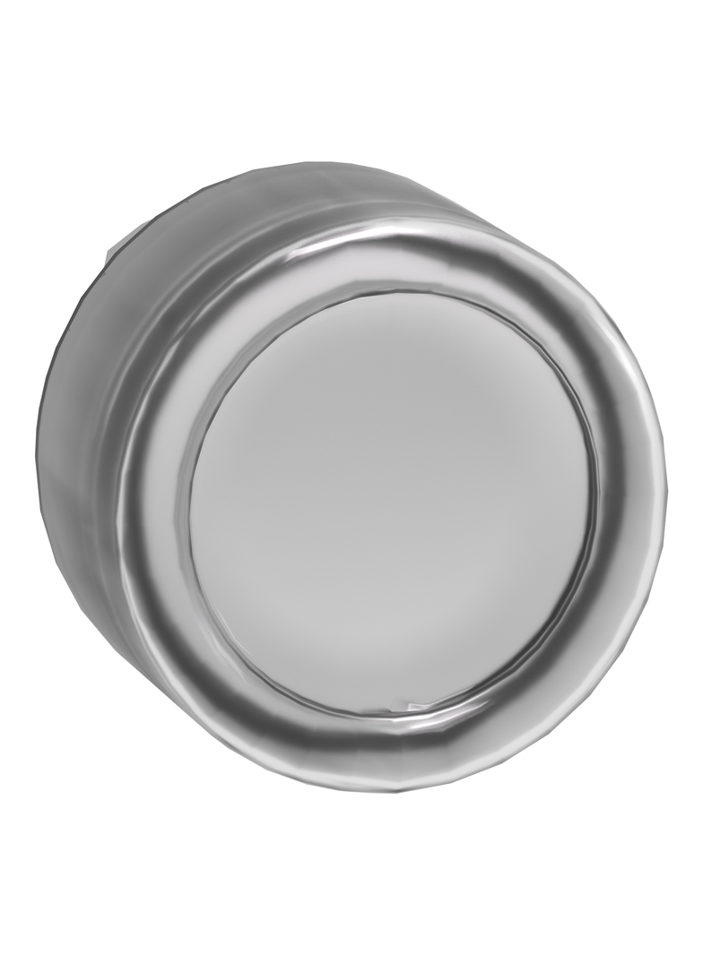 Harmony XB4 Przycisk płaski z samopowrotem LED okapturzona biała metalowa ZB4BW513 Schneider