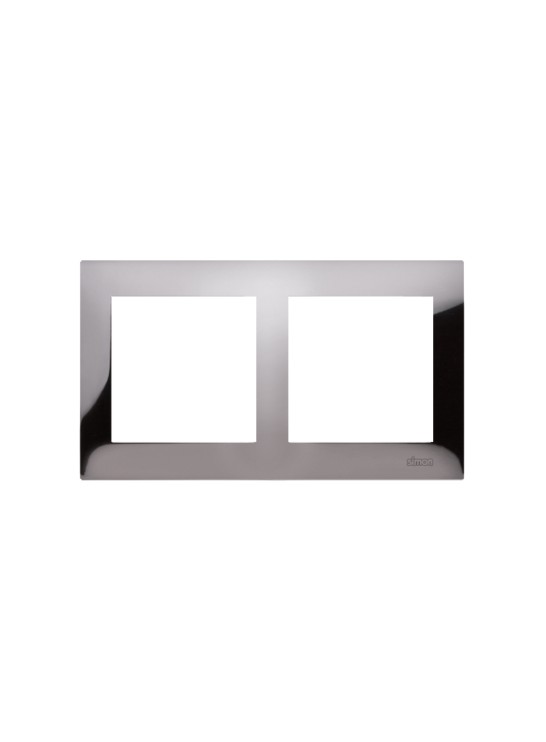 Simon 54 Premium Ramka 2-krotna PREMIUM IP20 / IP44 ciemna stal DR2/67 KONTAKT