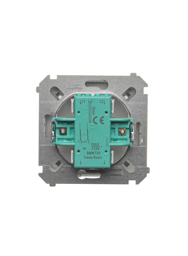 Simon Basic Łącznik krzyżowy 10A 250V zaciski śrubowe stal inox BMW7.01/21 KONTAKT