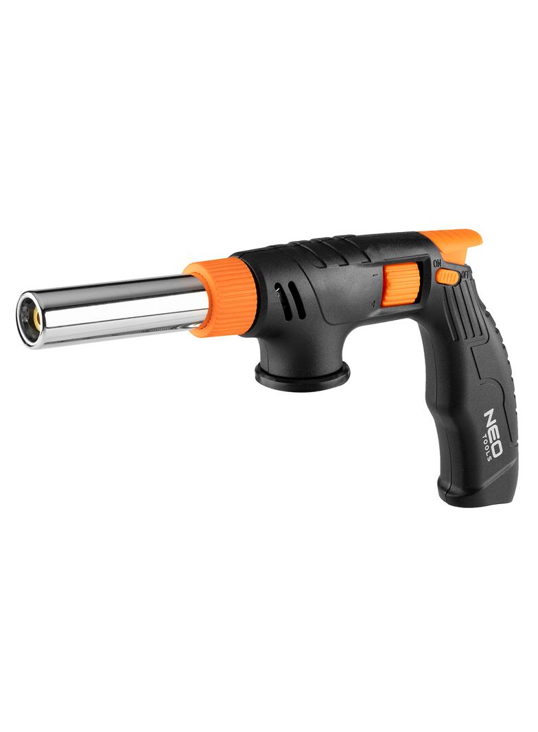 Palnik gazowy z piezo, nakręcany 360st. z regulacją płomienia