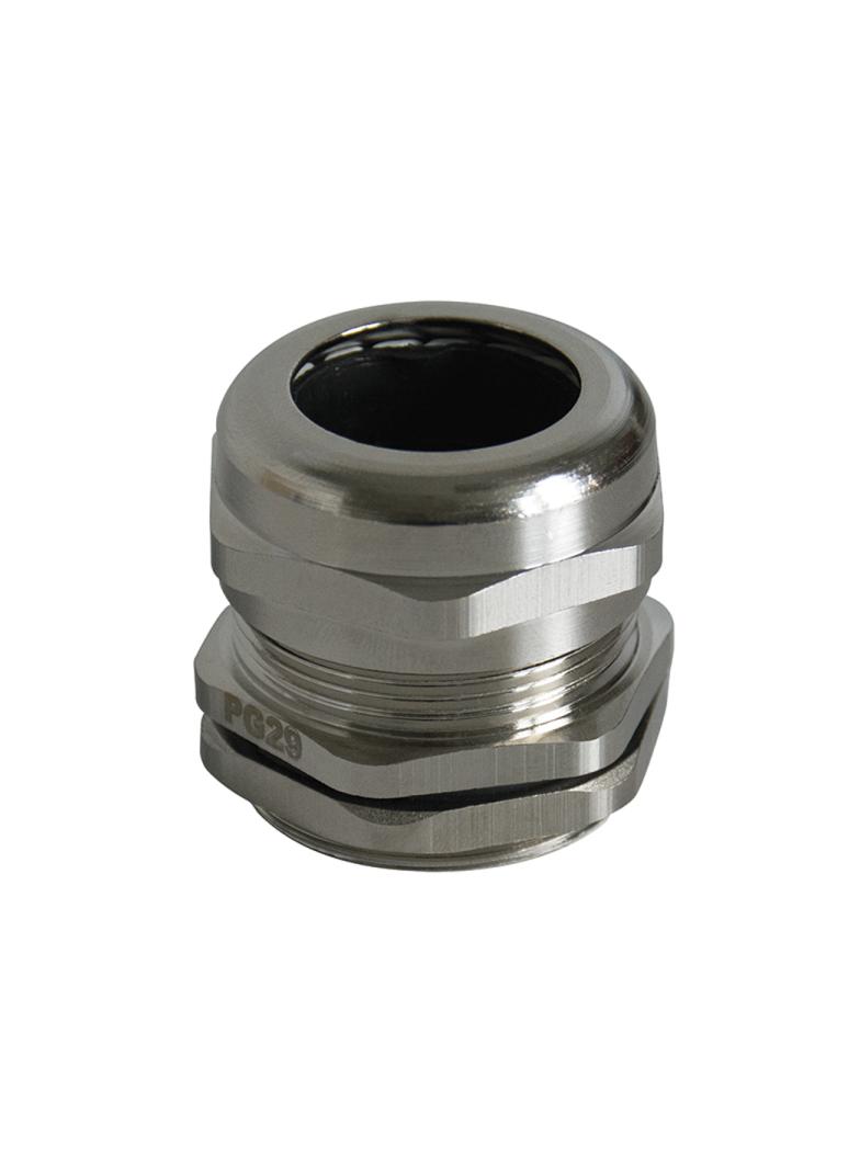 Dławnica mosiężna niklowana PG 16