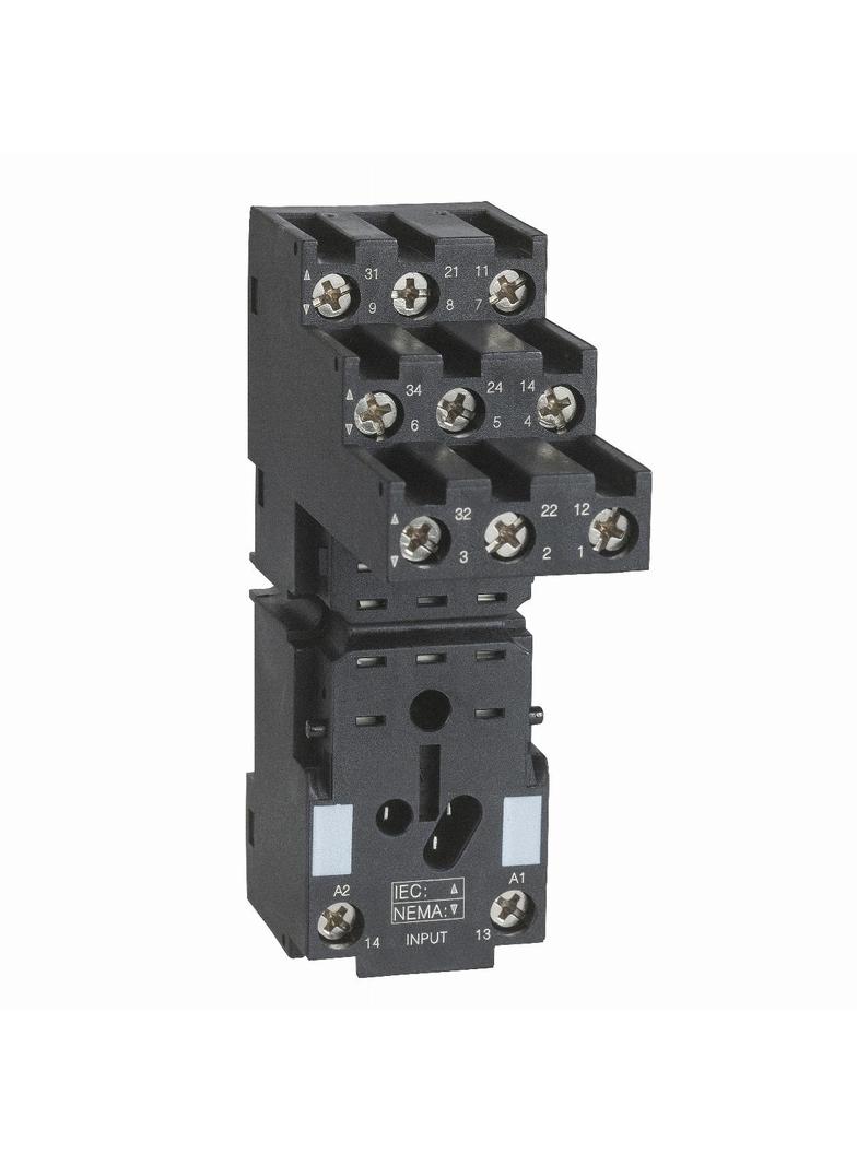 Zelio Relay Gniazdo RXZ do przekaźnika RXM3, 3C/O 12A, 250V