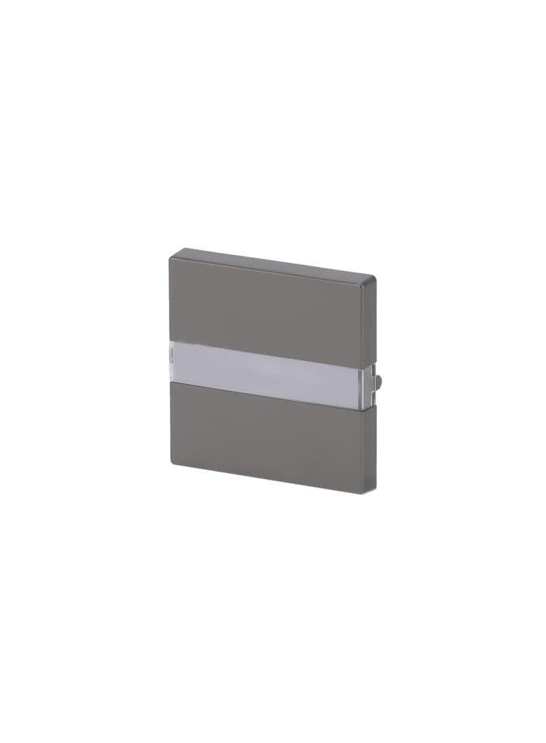 PURE Klawisz z polem opisowym Z pryzmatem do równomiernego podświetlenia opisu stal szlachetna