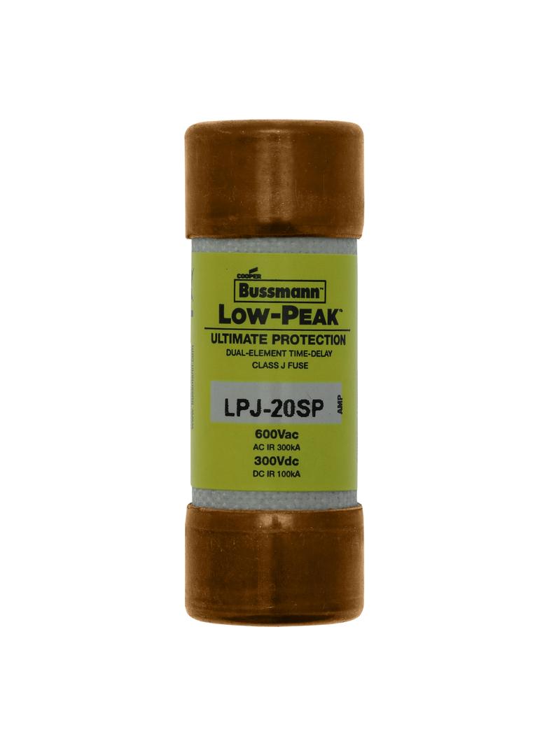 LOW-PEAK CLASS J T/D 20A 600VAC/300V Klasa J T/D LPJ-20SP EATON
