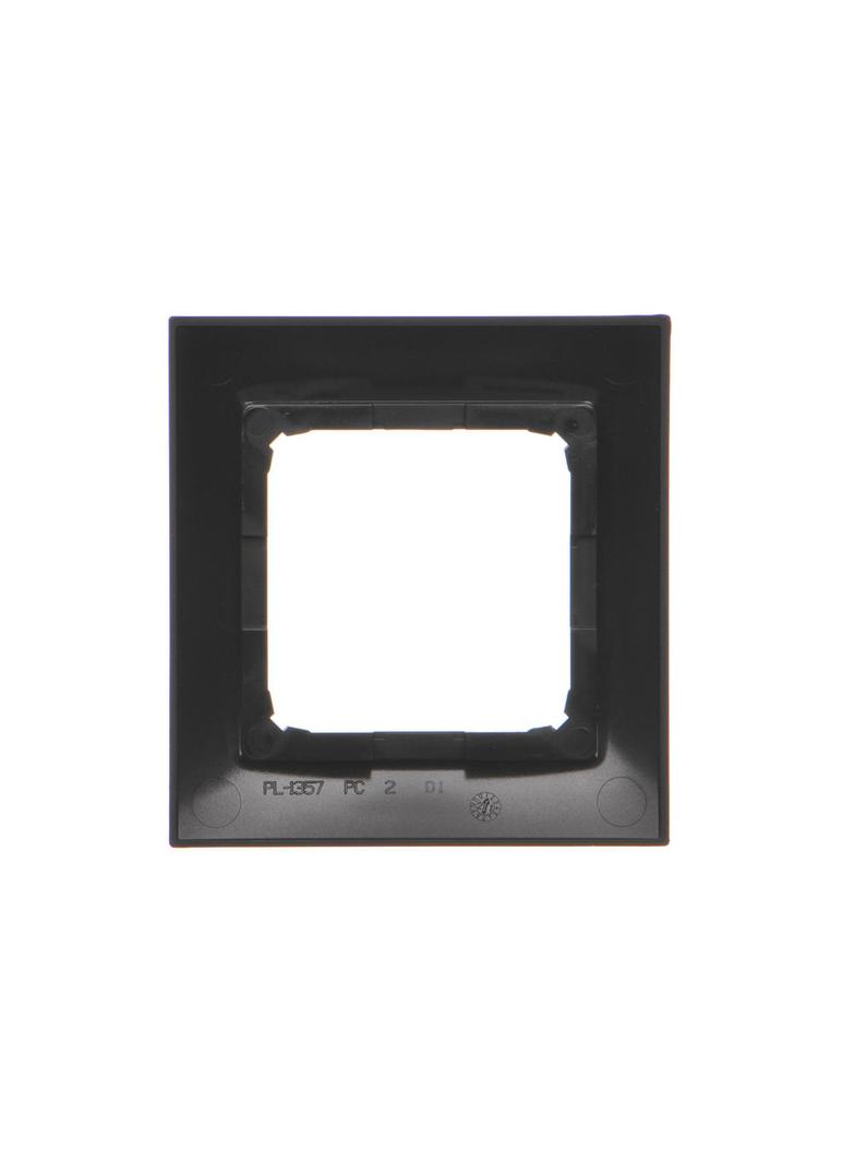 Simon 54 Premium Ramka 1-krotna PREMIUM IP20 / IP44 czarny DR1/49 KONTAKT
