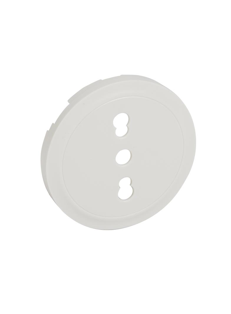 CELIANE - PLAKIETKA GNIAZDA 2P+Z STANDARD WŁOSKI BIAŁA, Legrand