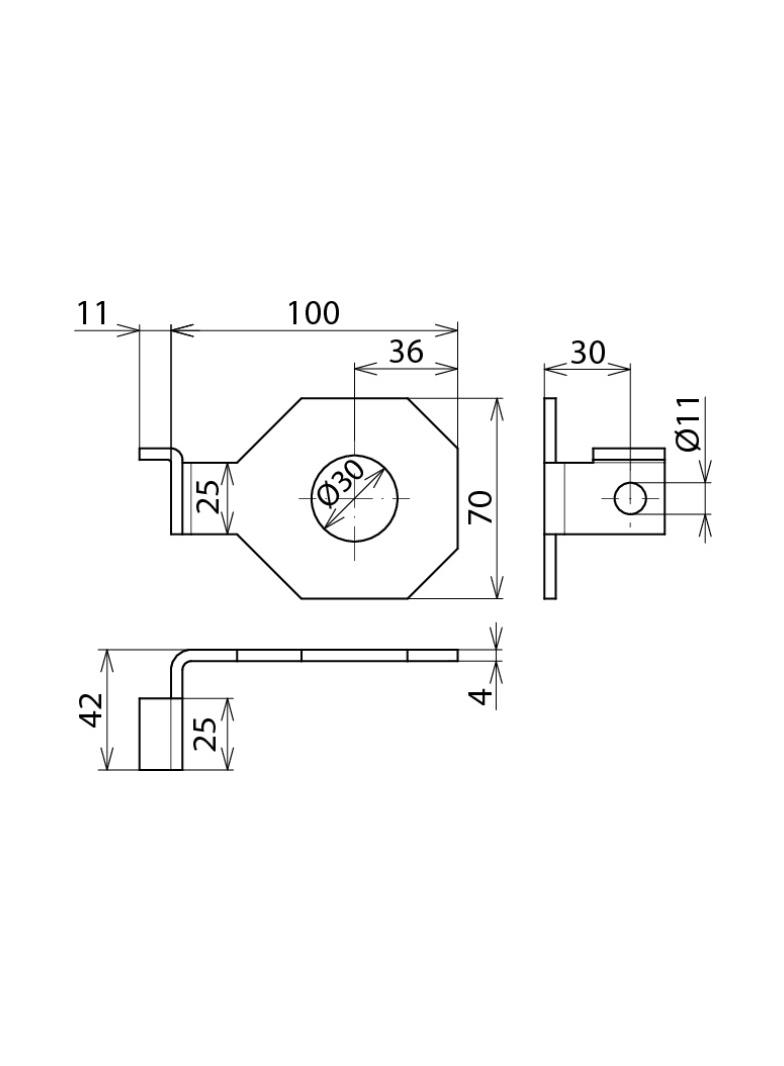 Kształtka przyłączeniowa wygięta
