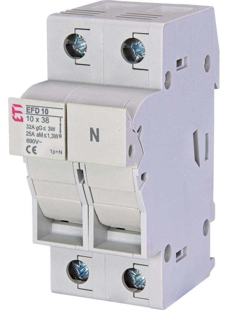 Rozłącznik bezpiecznikowy EFD 10 1P+N 002540002 ETI