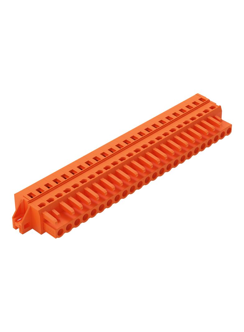 MCS-MIDI Classic gniazdo 24-bieg. pomarańczowe raster 5,08 mm /10szt./ WAGO