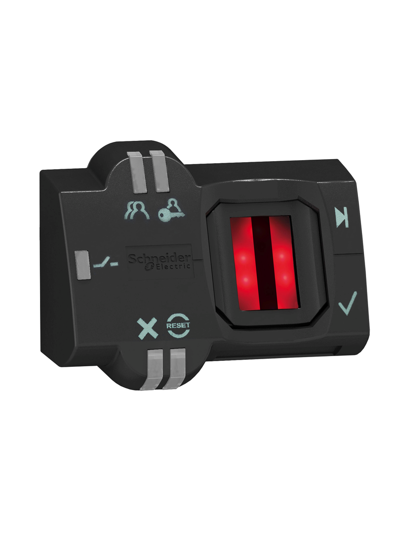 Harmony XB5 Przełącznik biometryczny bistabilny fi22 kabel plastikowy XB5S1B2L2 Schneider