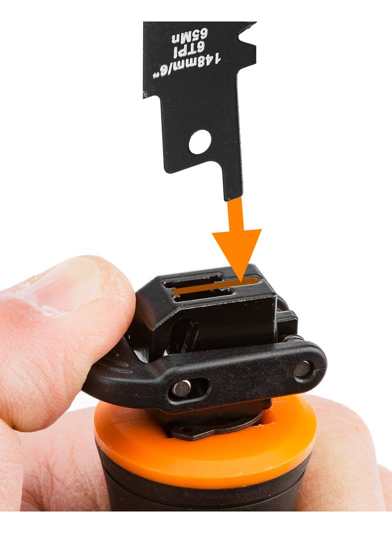 Uchwyt do brzeszczotów, uniwersalny, zestaw 4 + 1