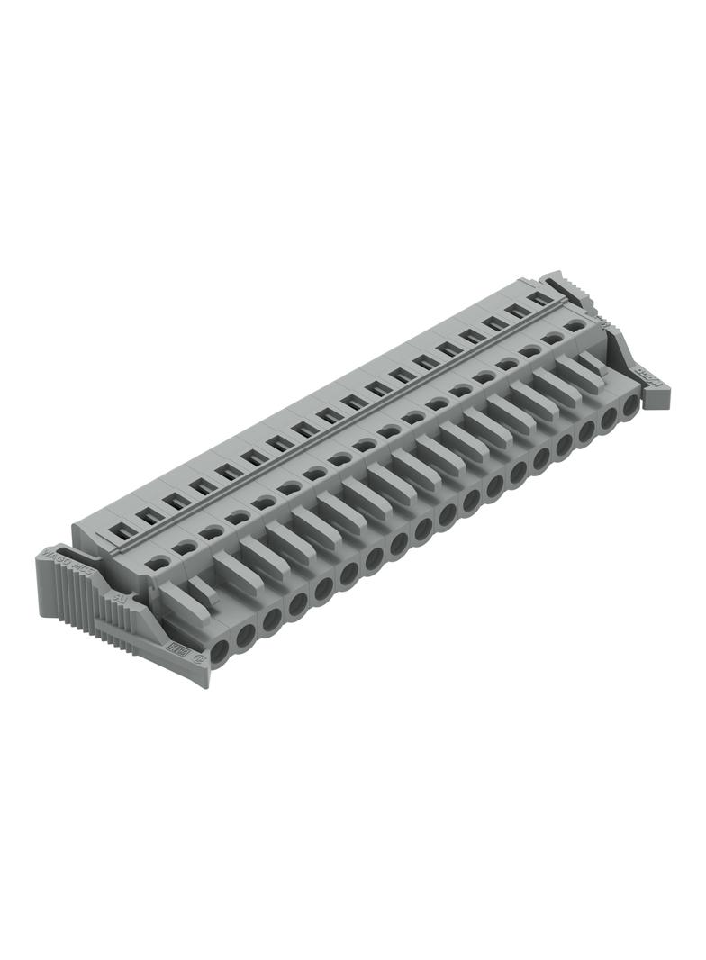 MCS-MIDI Classic gniazdo 18-bieg. szare raster 5 mm /10szt./ WAGO