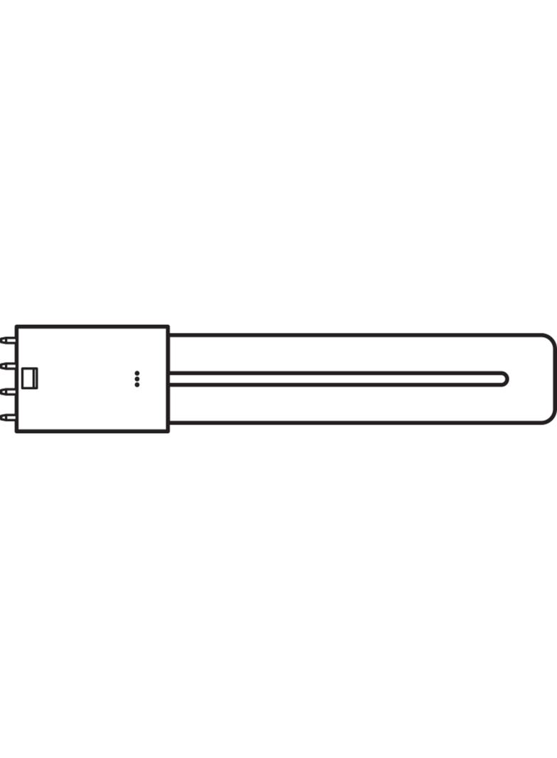 Lampa DULUX L LED FR 18 ECG, AC mains 8W 830 2G11
