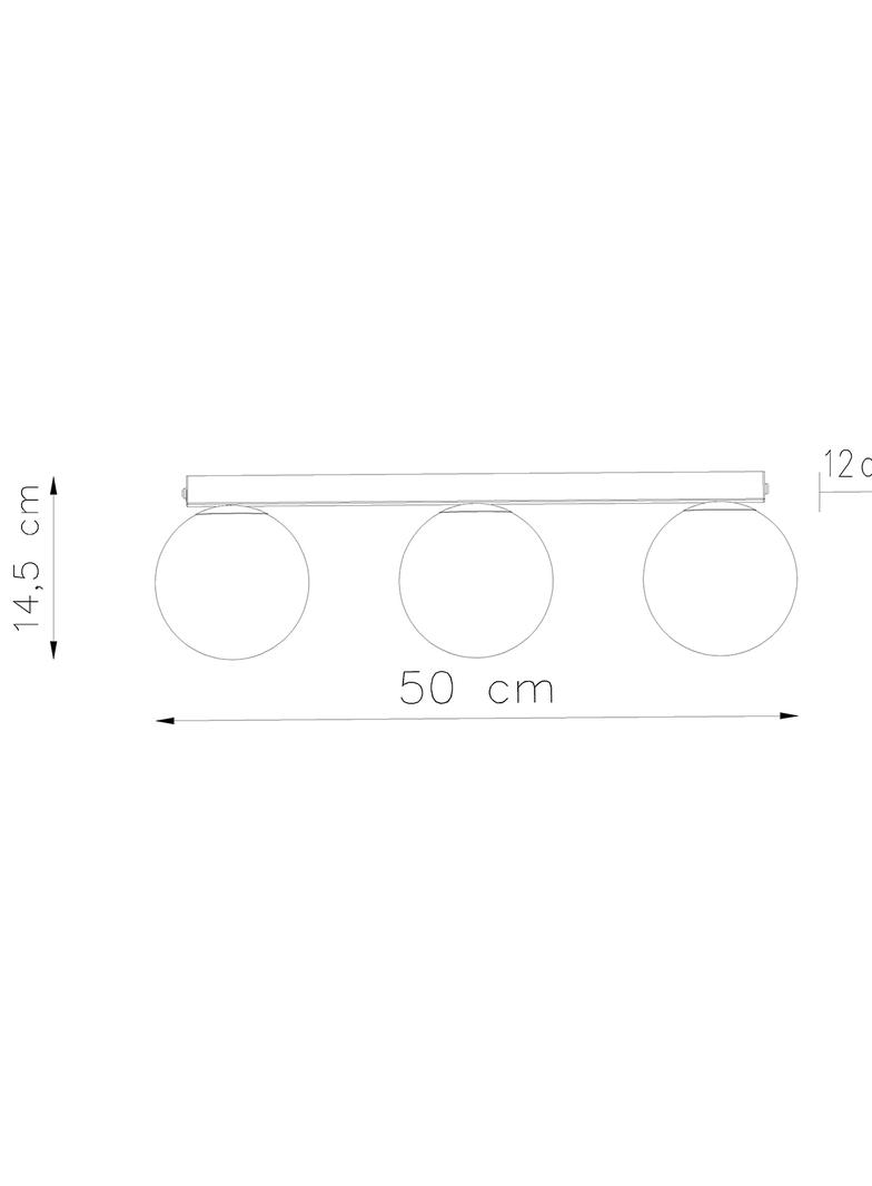 Sollux Plafon YOLI 3 biały SL.1148