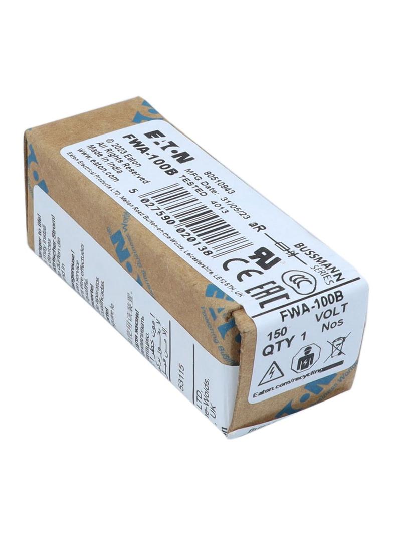 100A 150V AC SEMI-COND FUSE Wkładka szybka 100A AC 150V DC 150V 25x68 mm UL FWA-100B EATON