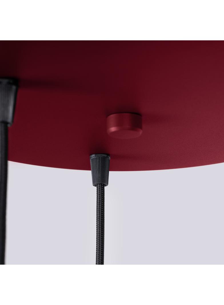 Lampa wisząca HALO 3P burgund