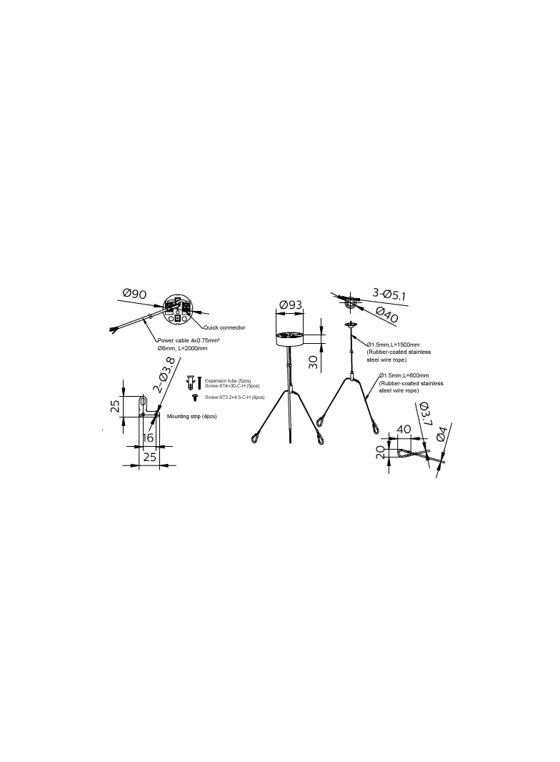 Akcesorium Coreline RC159Z Suspension set SME-4 WH 5 lat gw. 9,11402E+11 PHILIPS