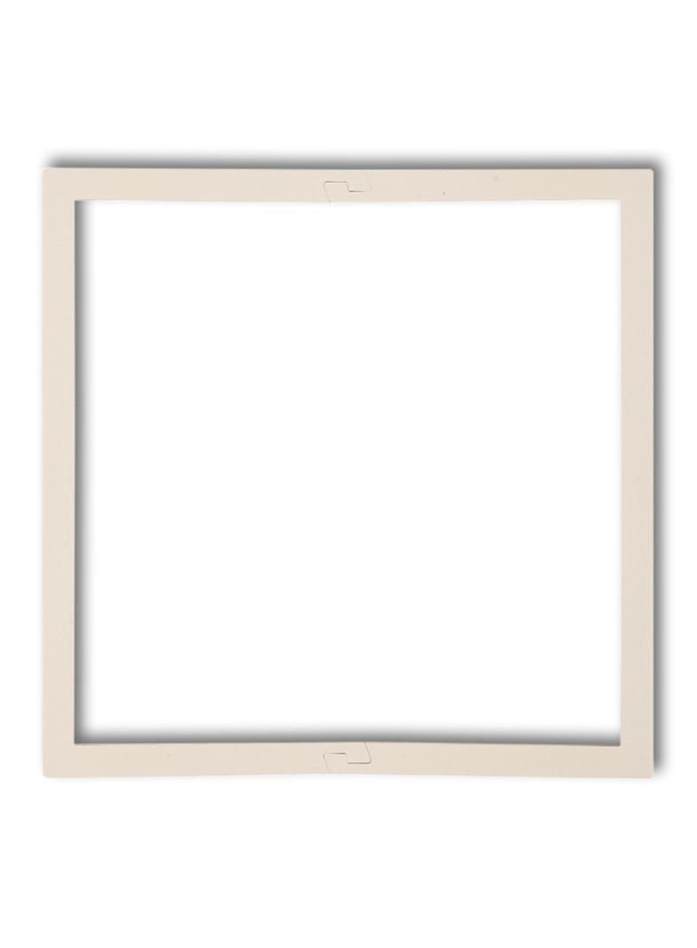 Ramka wypełniająca pojedyncza DECO beżowy 1DRW-1 KARLIK
