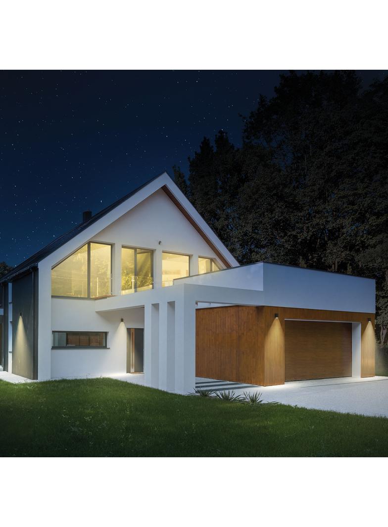 PARETE GU10 X1 JEDNOKIERUNKOWY KINKIET 250V IP5480 x 73 x 95mm CZARNY