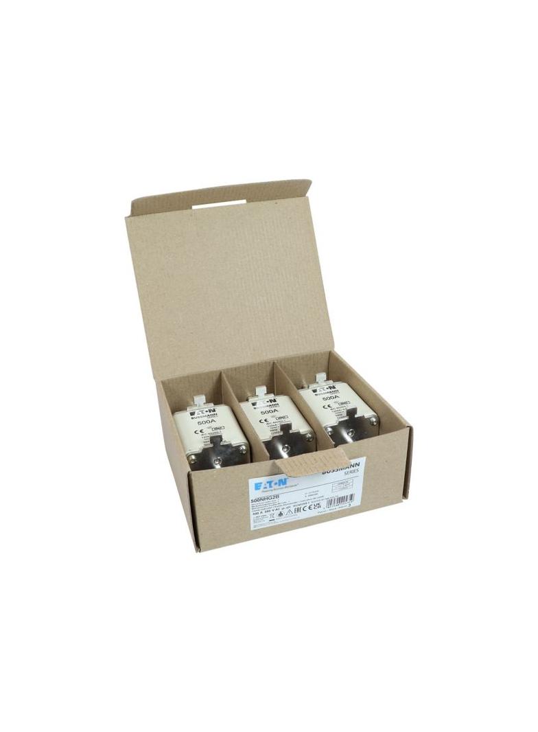FUSE GG NH2C/P HICAP 500A500V Wkładka NH2 500A 500V GL/GG podwójny wskaźnik 500NHG2B EATON