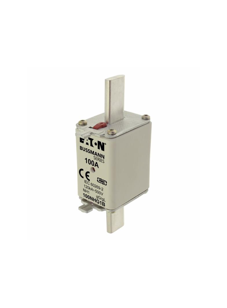 NH FUSE 100AMP 500V gG SIZE 1 DUAL IND Wkładka NH1 100A 500V GL/GG podwójny wskaźnik 100NHG1B EATON