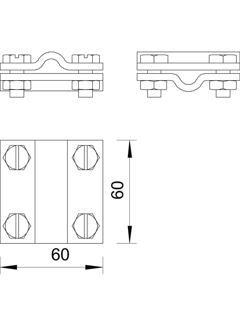 ZŁĄCZA KRZYŻOWE 8-10X8-10 CYNK.