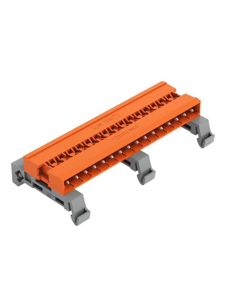 MCS-MIDI Classic wtyk dwustronny 16-bieg. pomarańczowy raster 5,08 mm /25szt./ WAGO