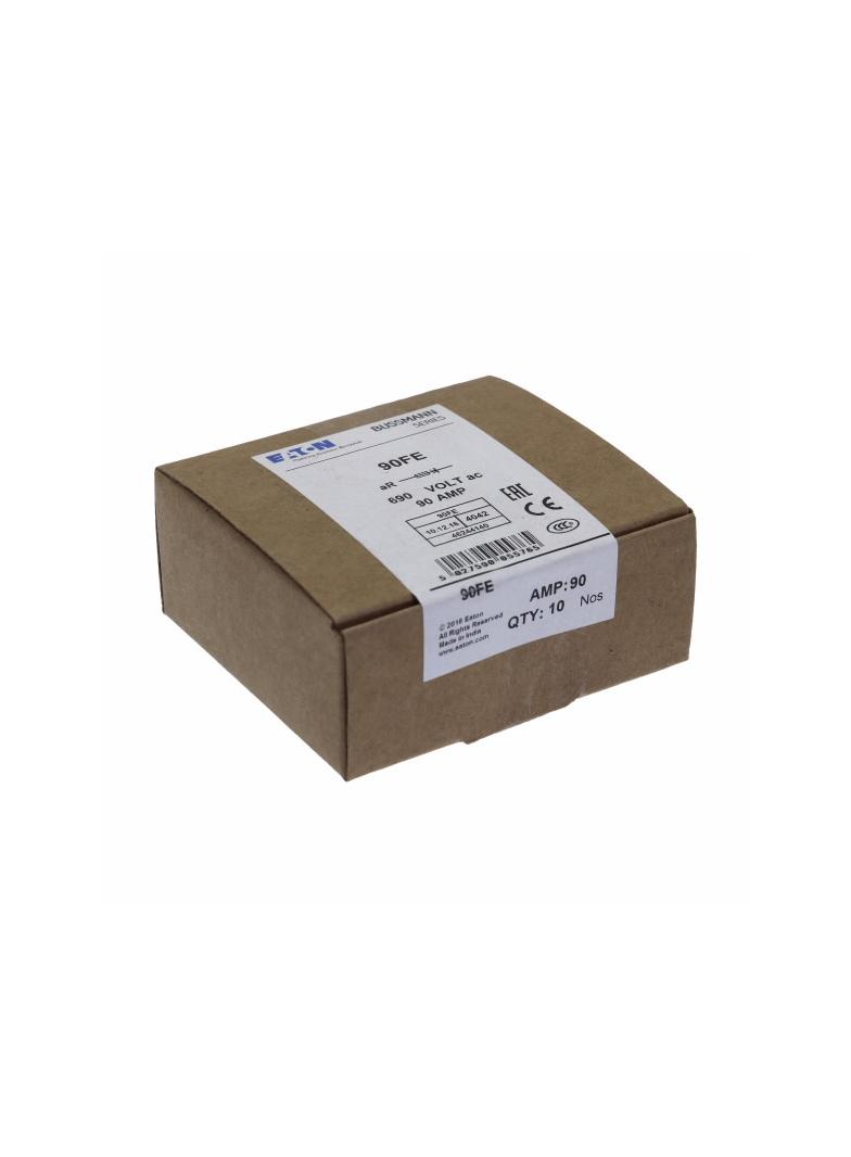 90A 690V IEC AC BS88 HIGH SPEED FUSE Wkładka szybka 90A AC 690V DC 500V BS88 19x77 mm aR, 90FE EATON