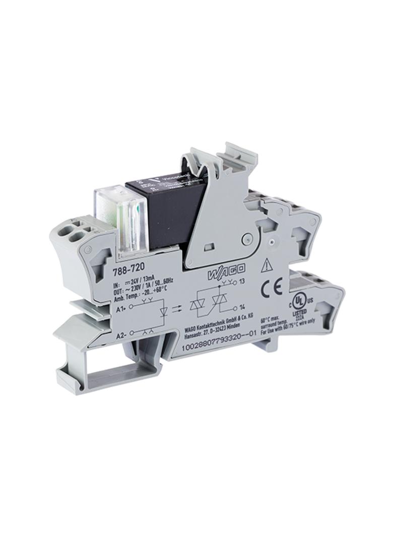 podstawka z przekaźnikiem 24V DC/240V AC 1A półprzewodnikowy