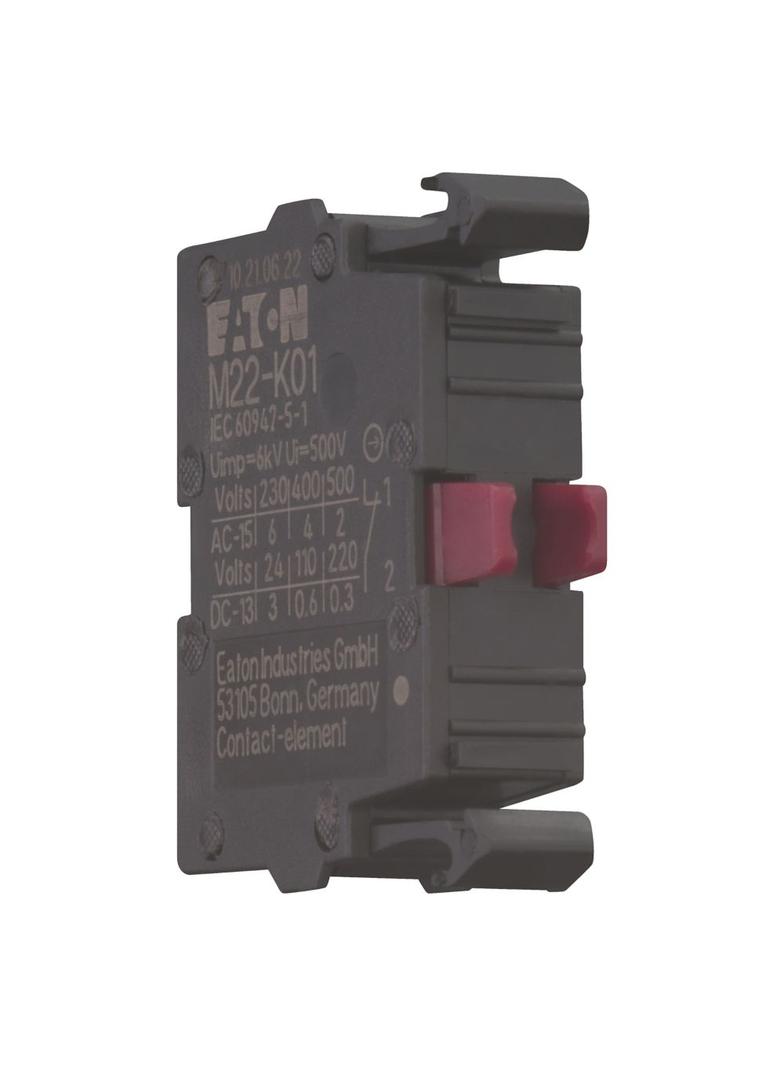 M22-K01D Element stykowy 1R opóźniony 262165 EATON
