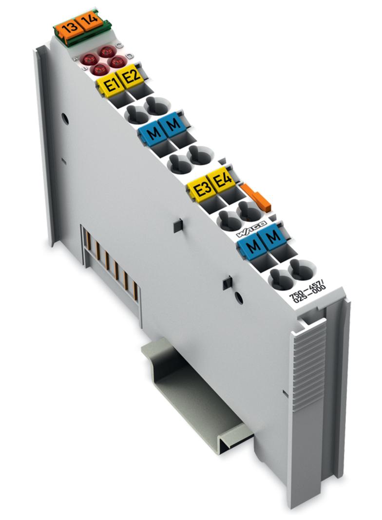 moduł wejść analogowych 4-kanałowy +/- 10 V WAGO
