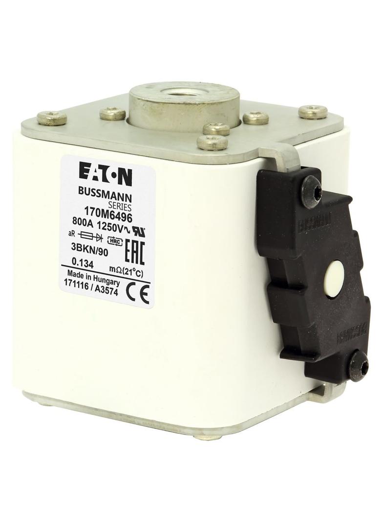 FUSE 800A 1250V 3BKN/90 AR Wkładka szybka 800A AC 1250V rozmiar 3 76x92x91 mm aR IEC UL w 170M6496 E