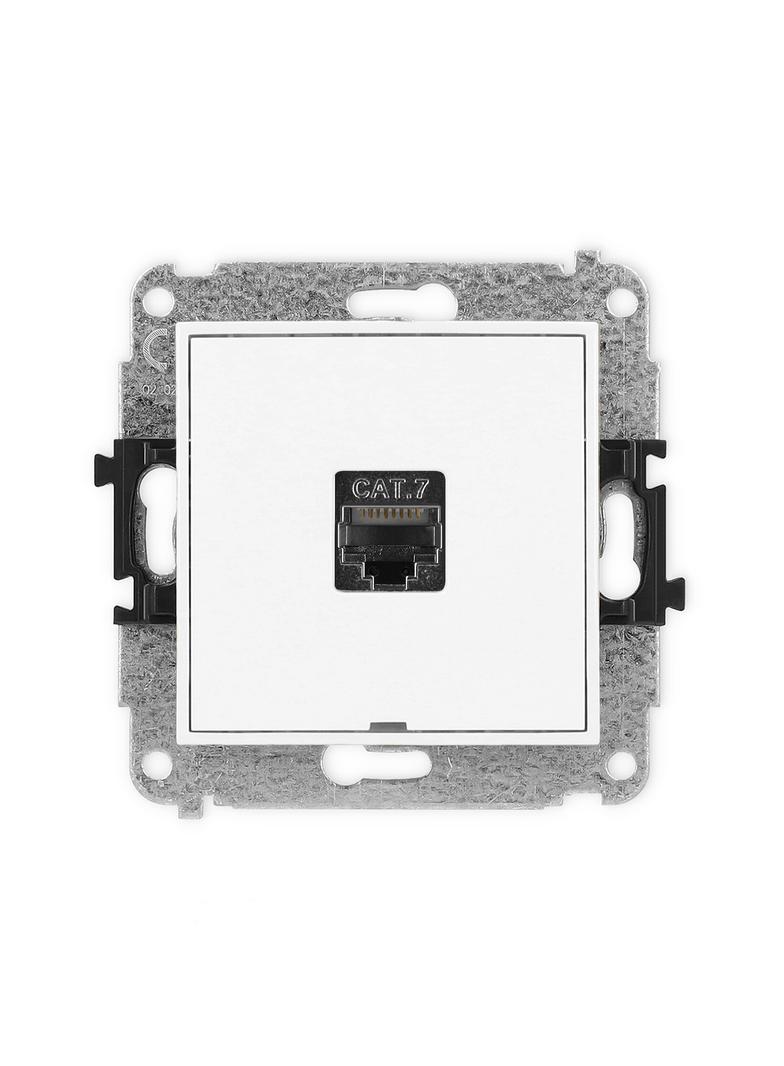 ICON Mechanizm gniazda komputerowego pojedynczego 1xRJ45, kat. 7, ekranowany, 8-stykowy, bez pola op
