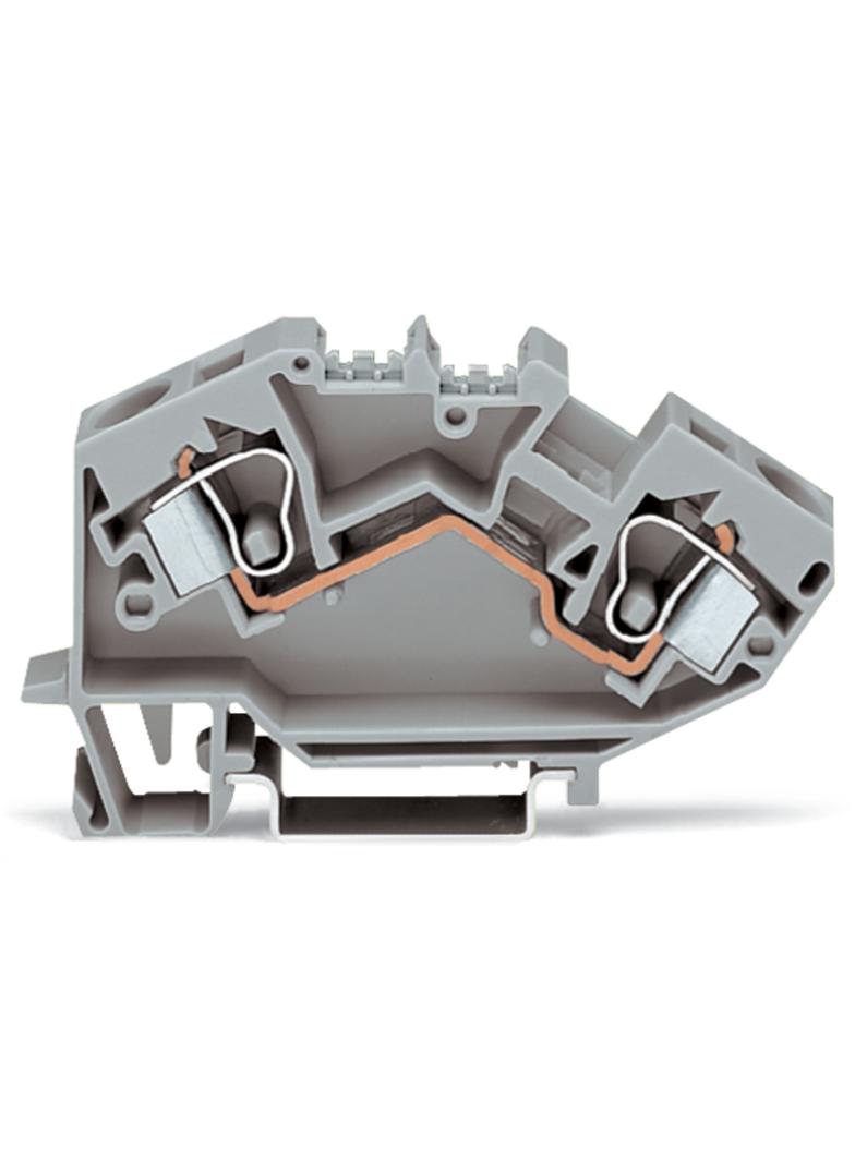 topJob złączka 2-przewodowa 10 mm2 szara