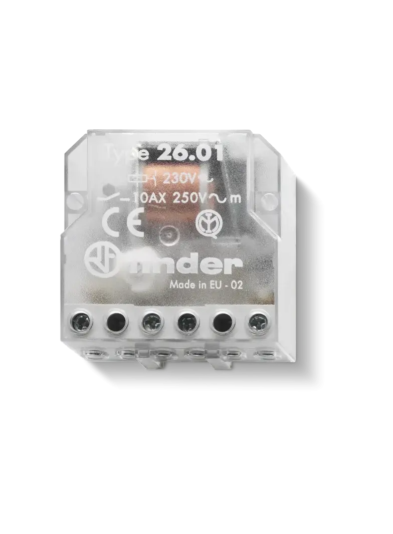 Przekaźnik impulsowy instalacyjny 1 Z; 10A; 12V AC