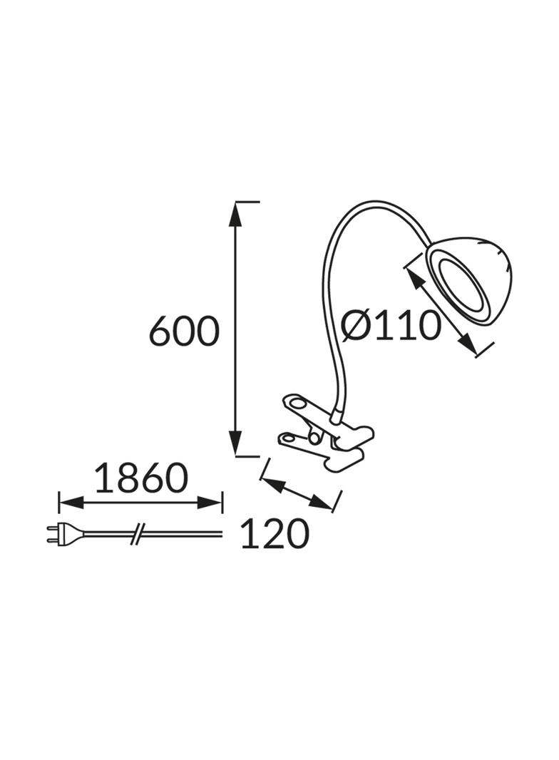 RONI LED SILVER CLIP